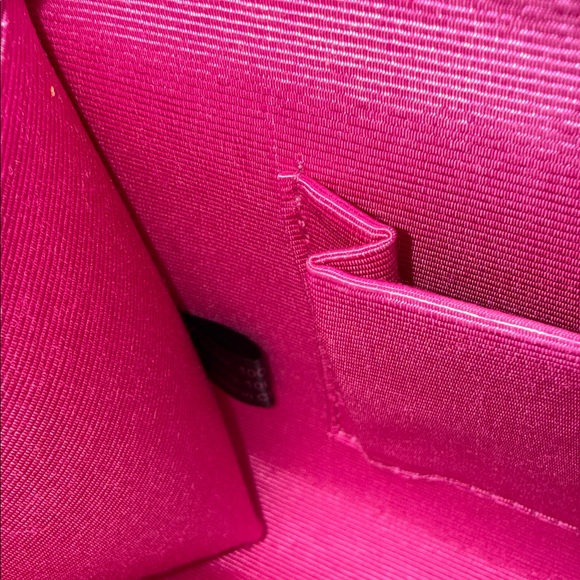 KURT GEIGER NEW Glittery Pink Clutch multi way crossbody Bag - Picture 6 of 10